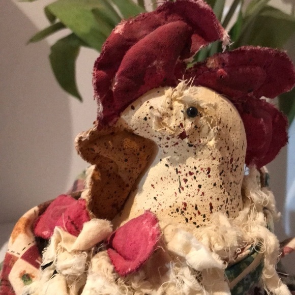VINTAGE CAROL SUE Stuffed decorative chicken - Picture 3 of 6